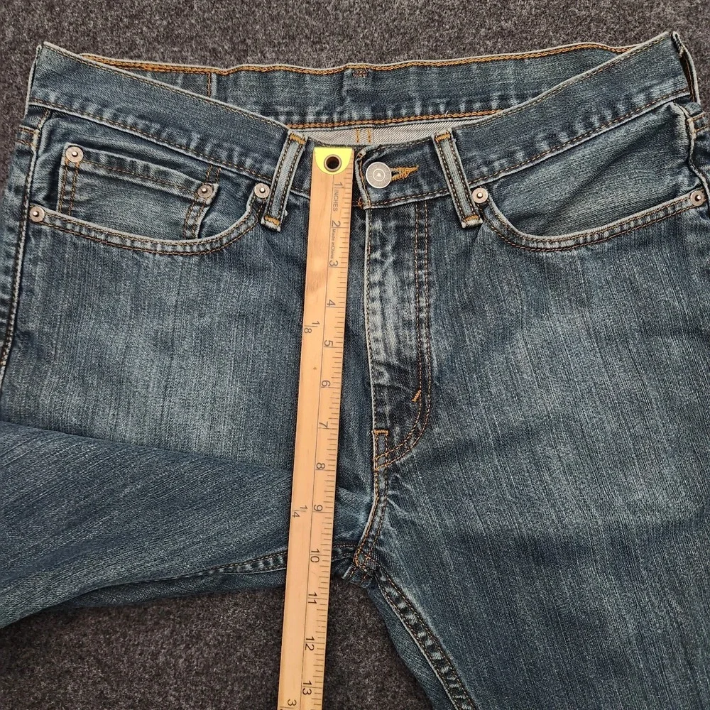 Levis 514 34x30 Mens Blue Denim Straight Leg‎ Medium Wash Jeans